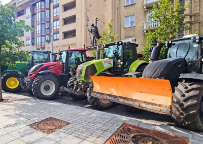 Ūkininkų protestas Vilniuje. Gedimino Stanišausko nuotr.