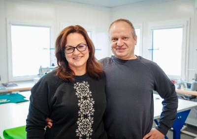 Miesto triukšmas ir tempas daugeliui yra kasdienybė, tačiau Vaidos ir Dariaus Stundžių, „VS siuvyklėlės“ įkūrėjų, gyvenimas pasuko kita linkme. Jūsų Panevėžys nuotr.