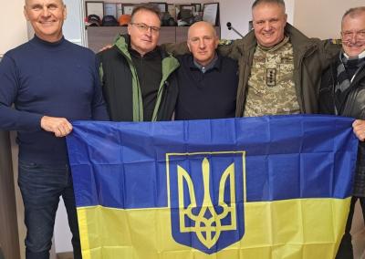 Ukrainos kariai nuoširdžiai padėkojo Lietuvos ūkininkams.